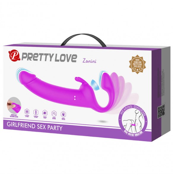 PRETTY LOVE - Zanini Dual-Motor Vibration Wearable (L:16.6cm - D:4cm)
